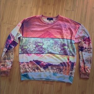 Cute photo style long sleeve top